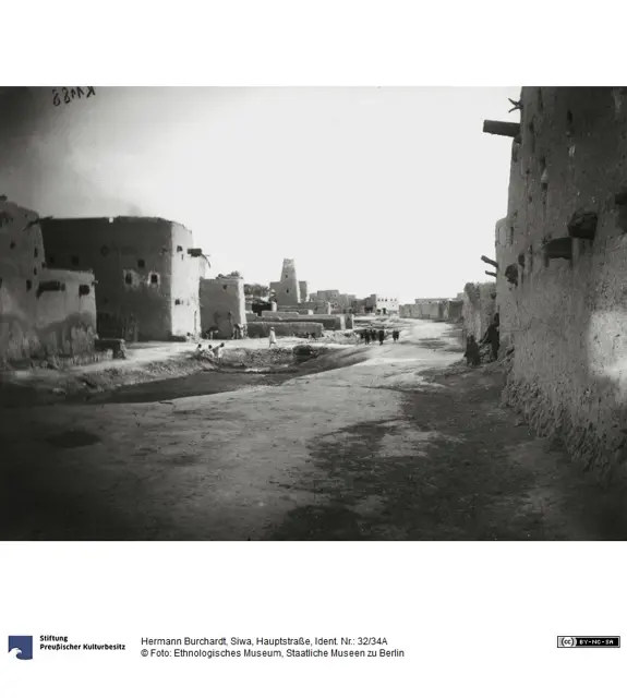 Siwa, main street Hermann Burchardt